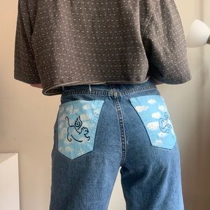 angel kitty jeans